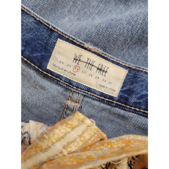 We The Free Blue and Tan Wide Leg Pants - Picture 7 of 10